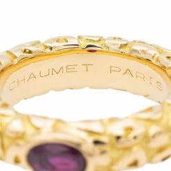 Chaumet Bague JoncOr Jaune Rubis -Castafiore Boutique chaumet bague jonc or jaune rubis 728142