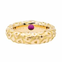 Chaumet Bague JoncOr Jaune Rubis -Castafiore Boutique chaumet bague jonc or jaune rubis 750696