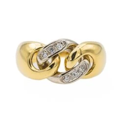 Chaumet Bague Liens Or Jaune Diamant