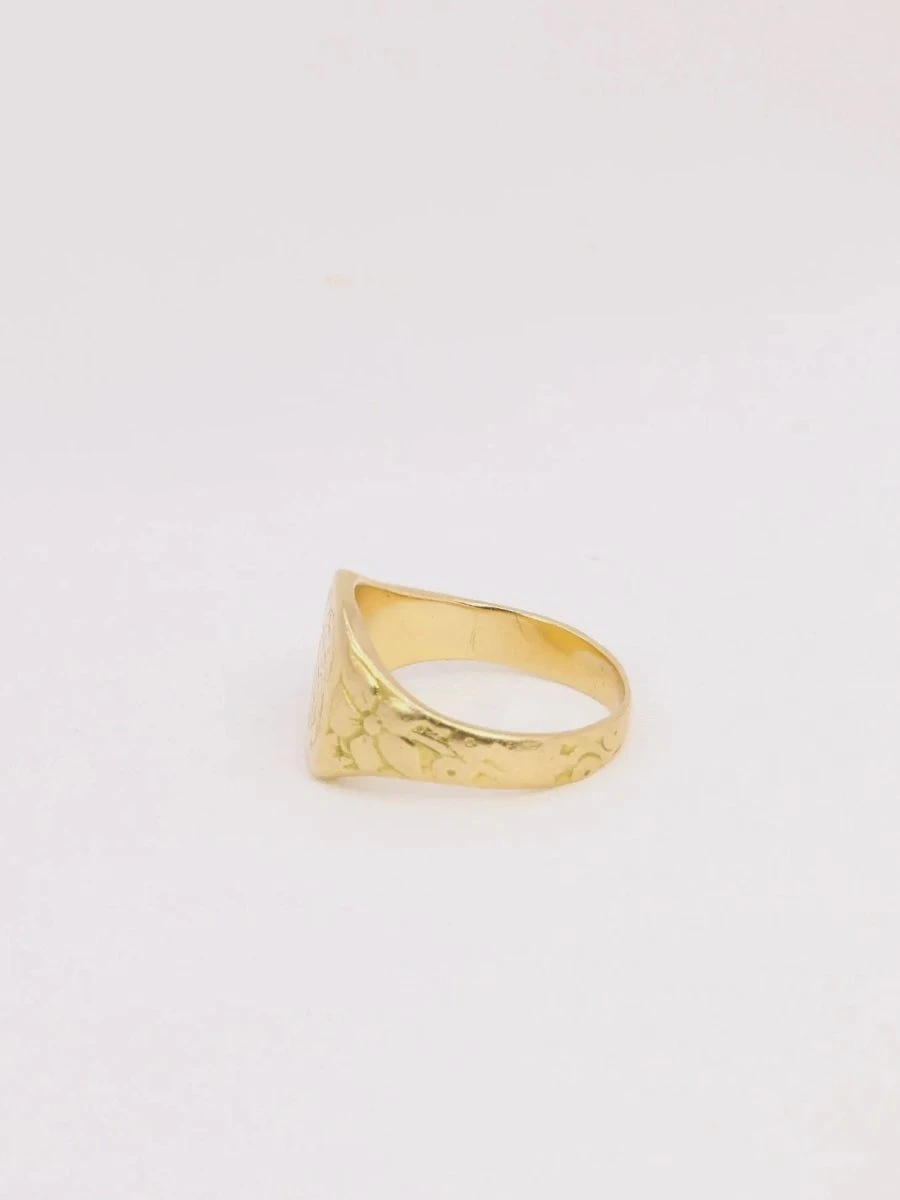 Chevalière Art Nouveau Or Jaune 6 Chevalière Art Nouveau Or Jaune – Image 6