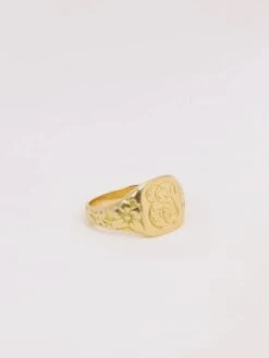 Chevalière Art Nouveau Or Jaune 10 Chevalière Art Nouveau Or Jaune -Castafiore Boutique chevaliere art nouveau or jaune 982848