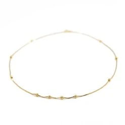 Collier à Maille Fantaisie En Or Jaune 8 Collier à Maille Fantaisie En Or Jaune -Castafiore Boutique collier a maille fantaisie en or jaune 969776