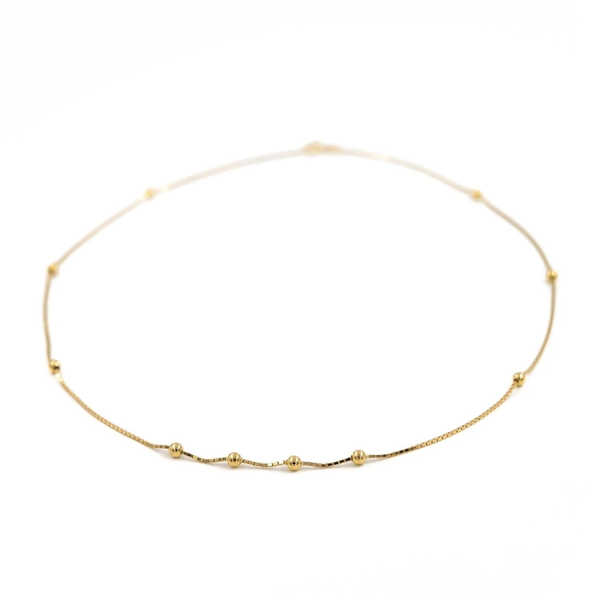 Collier à Maille Fantaisie En Or Jaune 3 Collier à Maille Fantaisie En Or Jaune – Image 3