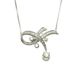 Collier ADAMAS NIZZA En Or Blanc Et Diamants