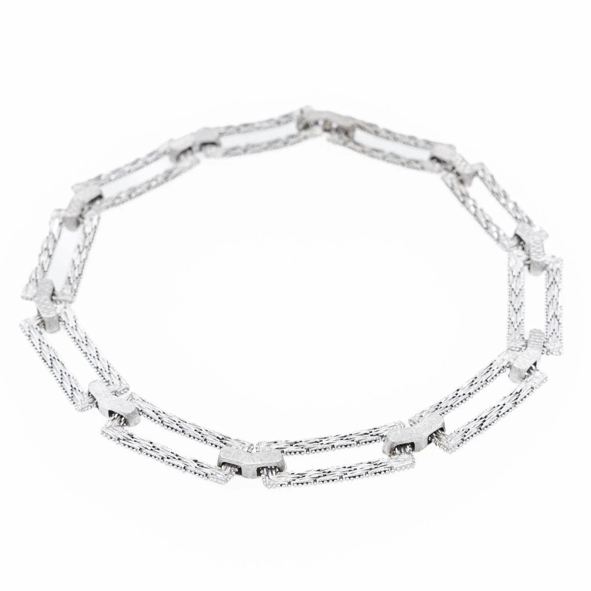 Collier Art Déco Or Blanc 4 Collier Art Déco Or Blanc – Image 4