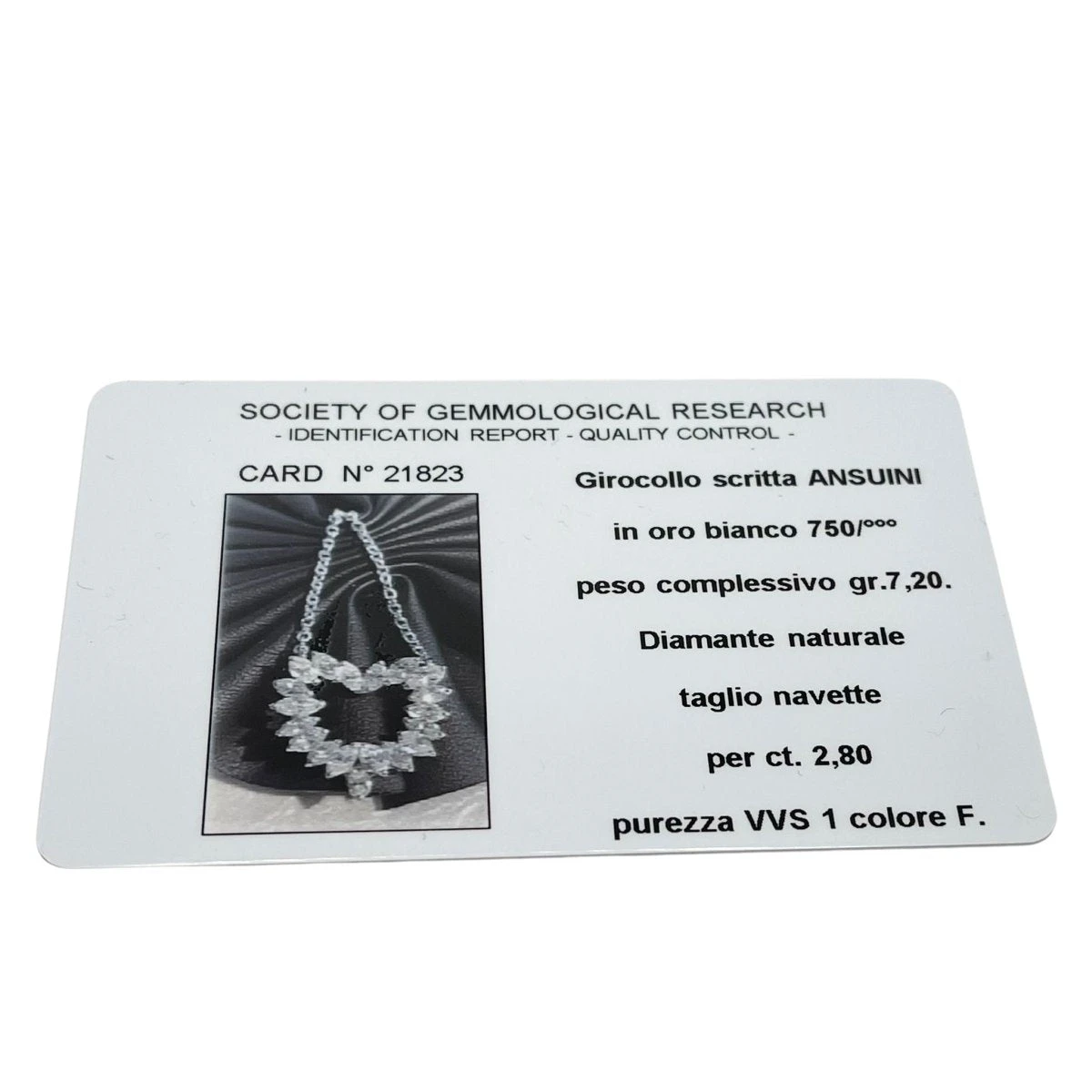 Collier ASUINI En Or Blanc Et Diamants 5 Collier ASUINI En Or Blanc Et Diamants – Image 5