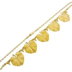 Miller Collier Maille Forçat BUCELLATI Feuilles En Or Jaune -Castafiore Boutique collier buccellati feuilles or jaune 338165
