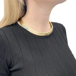 Miller Collier BULGARI "Tubogas" En Or Jaune Et Acier -Castafiore Boutique collier bulgari tubogas en or jaune et acier 586933