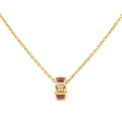Collier BULGARI "Vipère" En Or Rose, Cormaline Et Diamants -Castafiore Boutique collier bulgari vipere en or rose cormaline et diamants 688097
