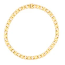 Collier Maille CAPLAIN SAINT ANDRÉ En Or Jaune Et Saphir