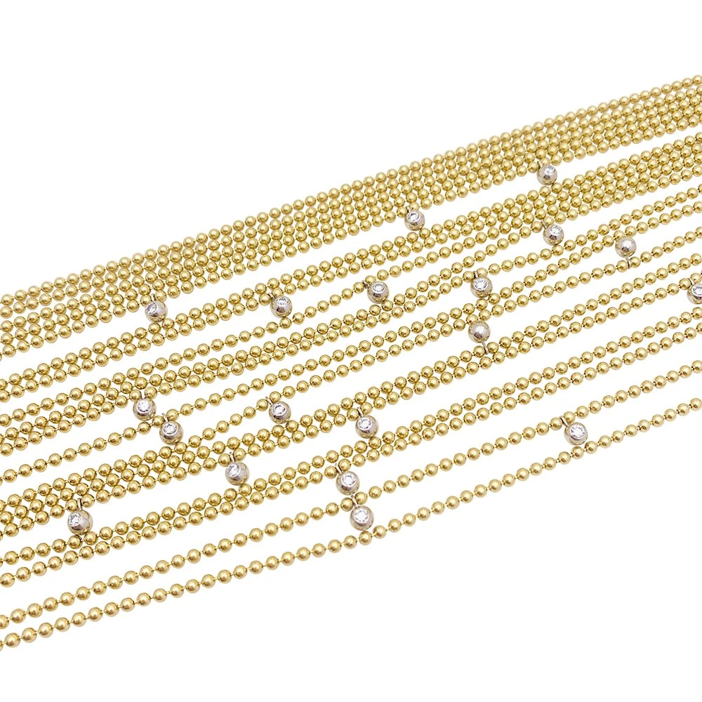 Miller Collier CARTIER "Draperie De Décolleté" En Or Jaune, Or Blanc, Perles Et Diamants 3 Miller Collier CARTIER "Draperie De Décolleté" En Or Jaune, Or Blanc, Perles Et Diamants – Image 3