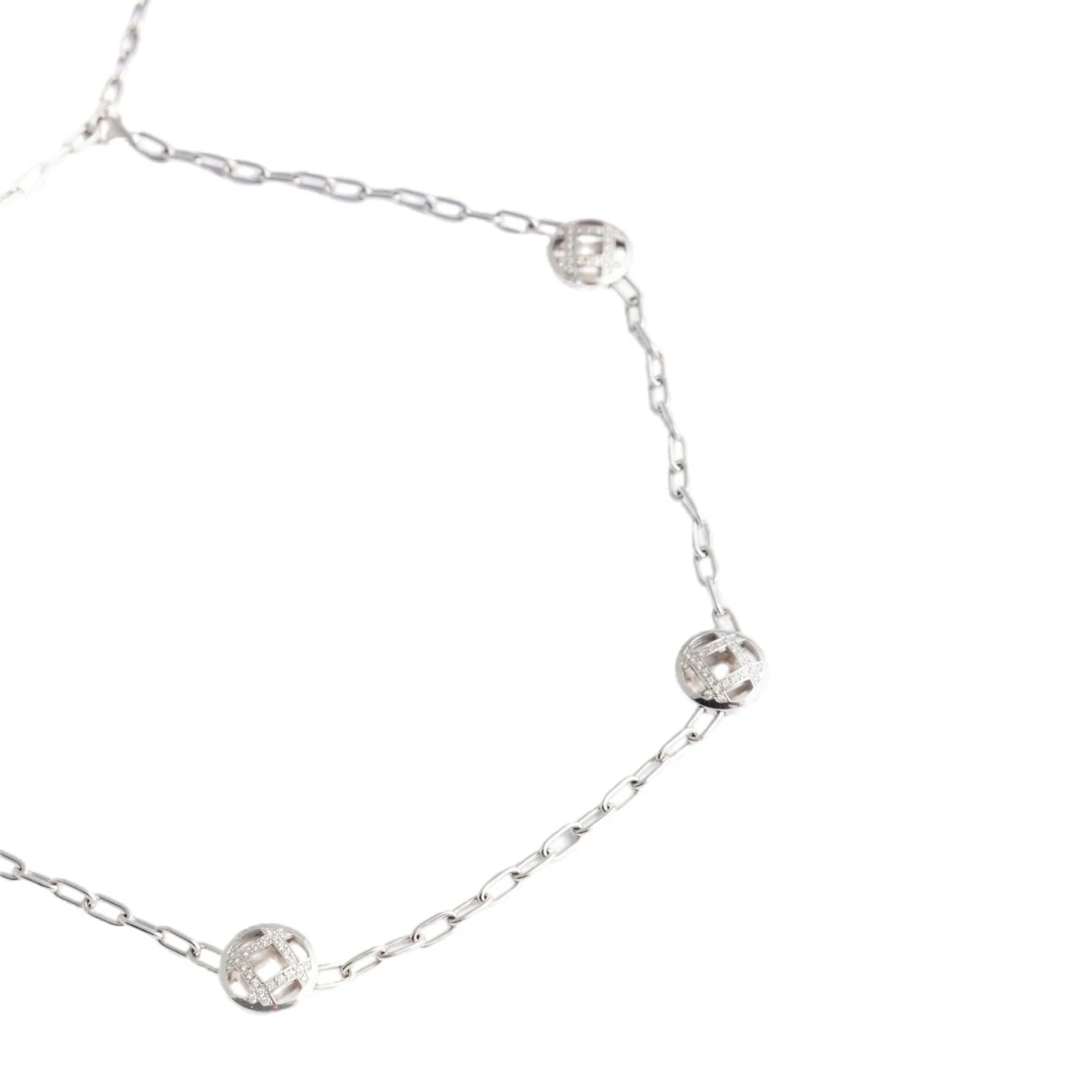 Collier CARTIER "Pasha" En Or Blanc Et Diamants 2 Collier CARTIER "Pasha" En Or Blanc Et Diamants – Image 2
