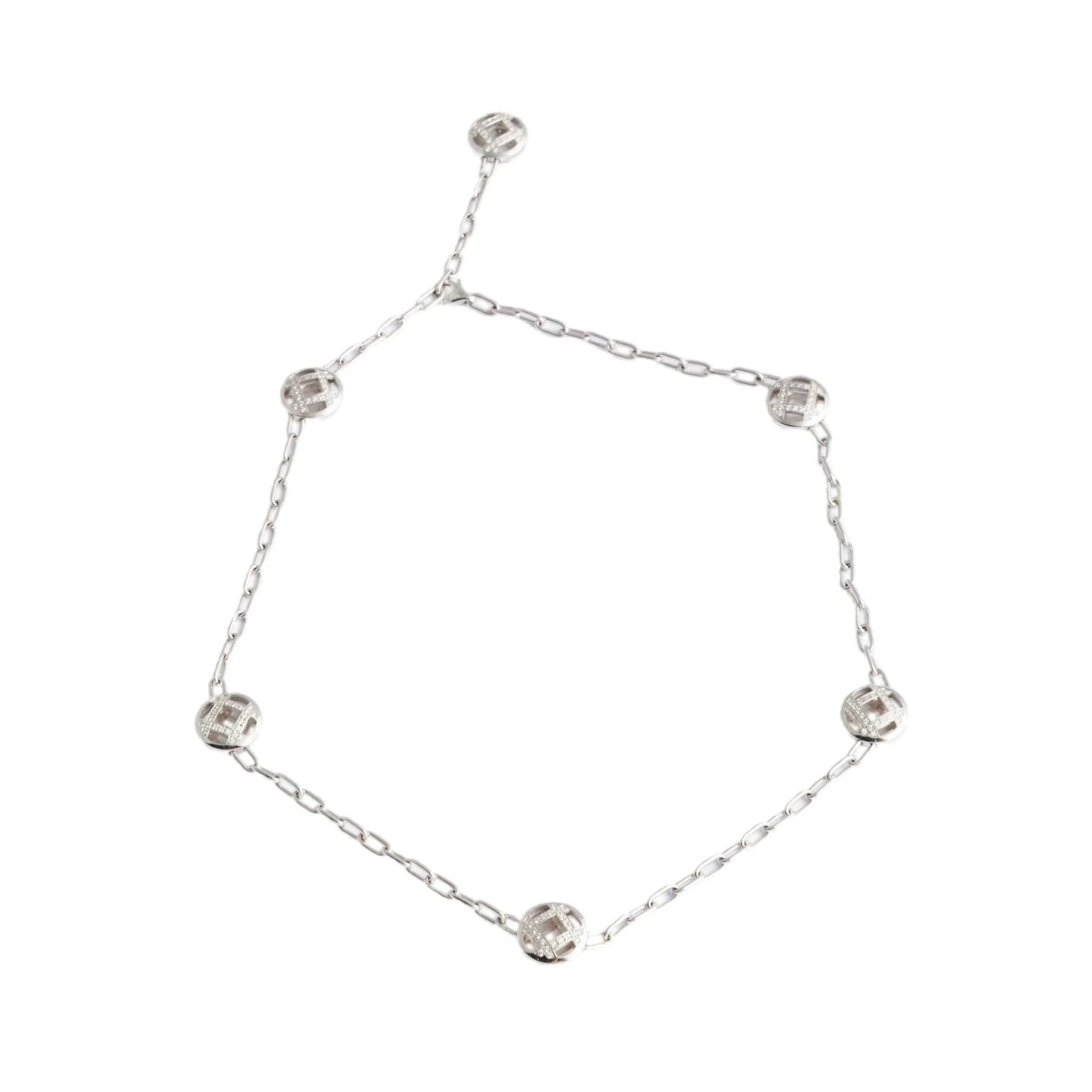 Collier CARTIER "Pasha" En Or Blanc Et Diamants 1 Collier CARTIER "Pasha" En Or Blanc Et Diamants
