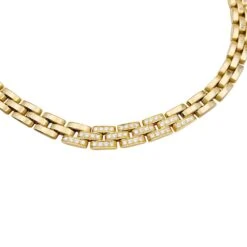 Miller Collier CARTIER "Tyrana" En Or Jaune Et Diamants -Castafiore Boutique collier cartier tyrana en or jaune et diamants 562909