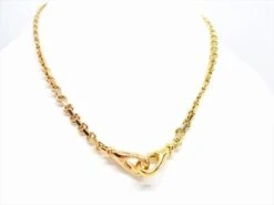 Collier Chaîne Bicolore En 2 Ors 11 Collier Chaîne Bicolore En 2 Ors -Castafiore Boutique collier chaine bicolore en 2 ors 159721