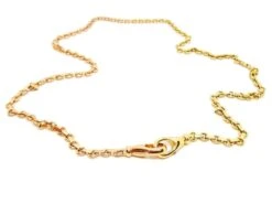 Collier Chaîne Bicolore En 2 Ors