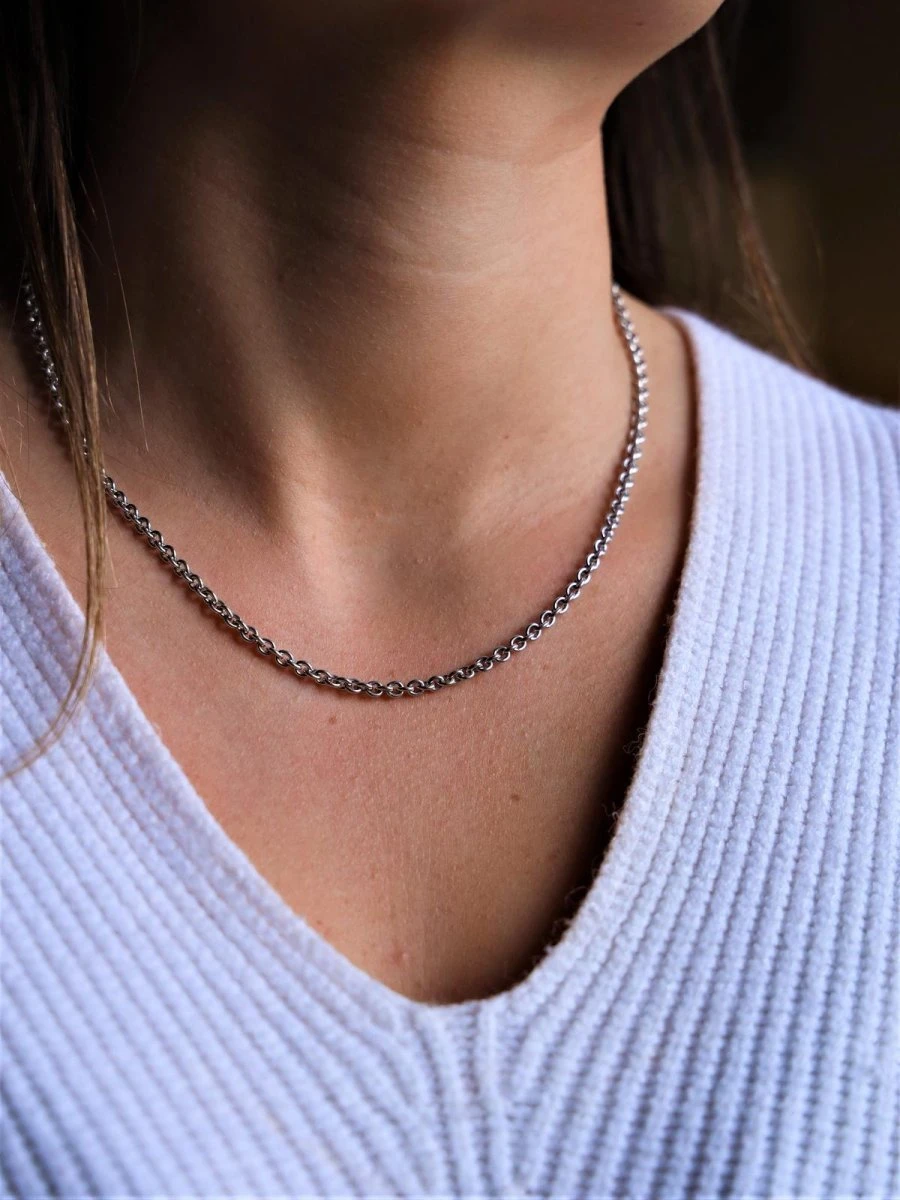 Collier Chaîne BULGARI En Or Blanc 3 Collier Chaîne BULGARI En Or Blanc – Image 3