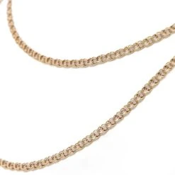 Collier Chaîne Double En Or Jaune -Castafiore Boutique collier chaine double en or jaune 611806