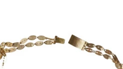 Collier Chaîne Double Or Et Fermoir émaillé -Castafiore Boutique collier chaine double or et fermoir emaille 963950