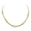 Collier Chaîne En 2 Ors Et Diamants -Castafiore Boutique collier chaine en 2 ors et diamants 461850