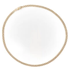 Collier Maille Gourmette En Or Jaune