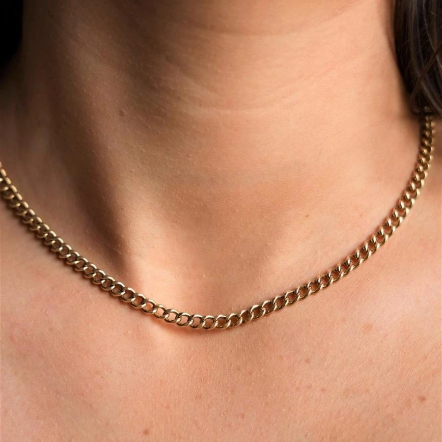 Collier Maille Gourmette En Or Jaune 2 Collier Maille Gourmette En Or Jaune – Image 2