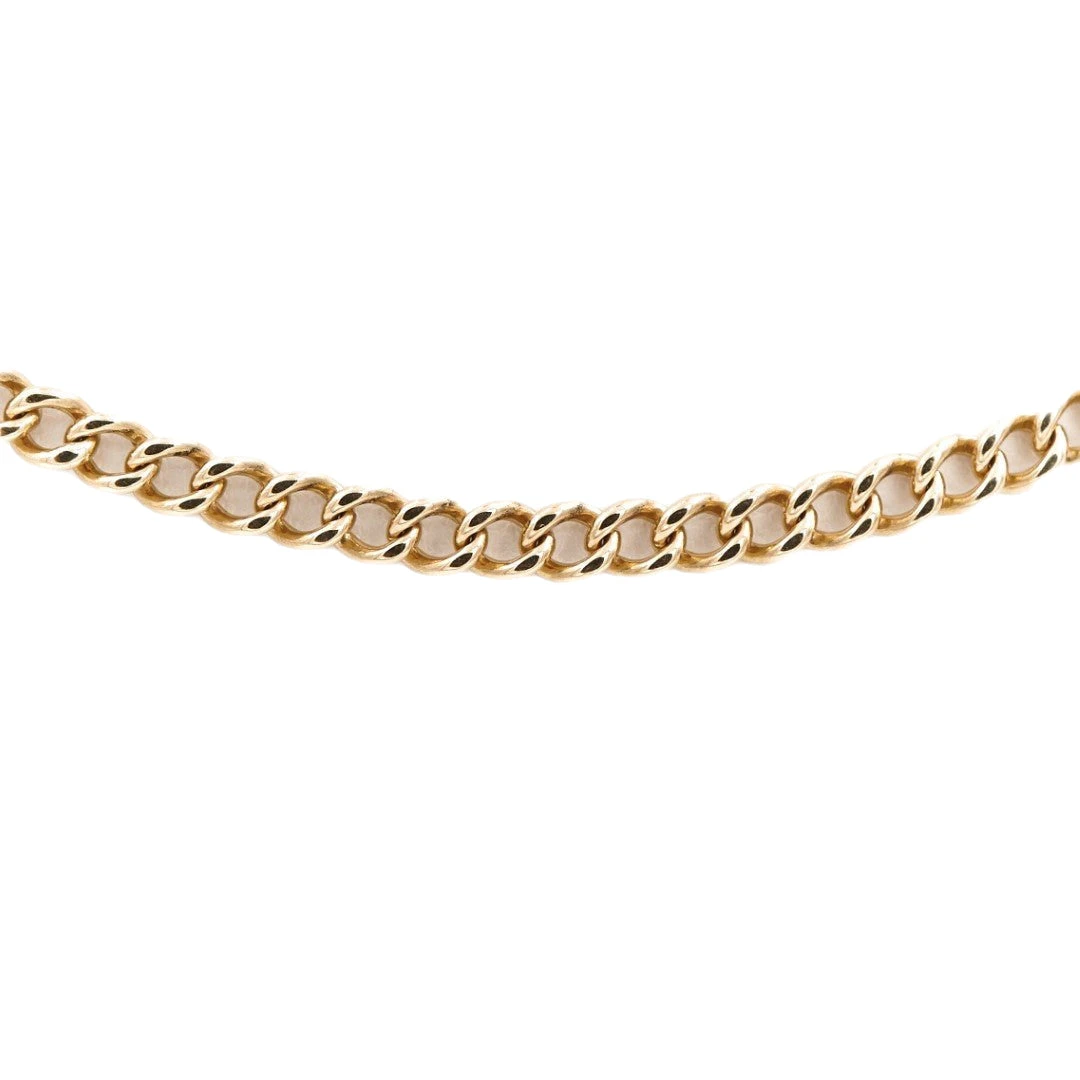 Collier Maille Gourmette En Or Jaune 4 Collier Maille Gourmette En Or Jaune – Image 4