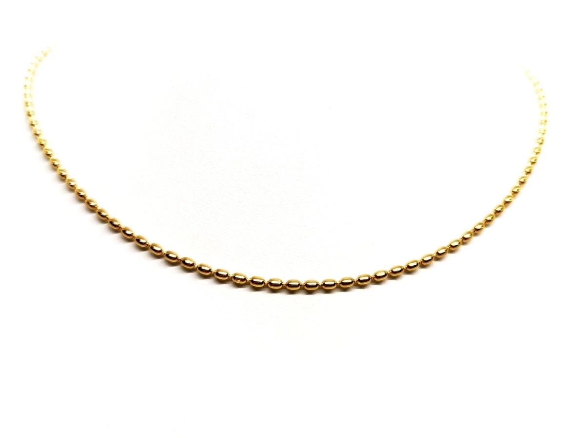 Collier Chaîne FRED, En Or Jaune 2 Collier Chaîne FRED, En Or Jaune – Image 2