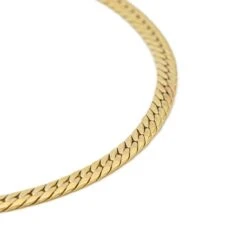 Collier Chaîne Maille Anglaise En Or Jaune 13 Collier Chaîne Maille Anglaise En Or Jaune -Castafiore Boutique collier chaine maille anglaise en or jaune 114467