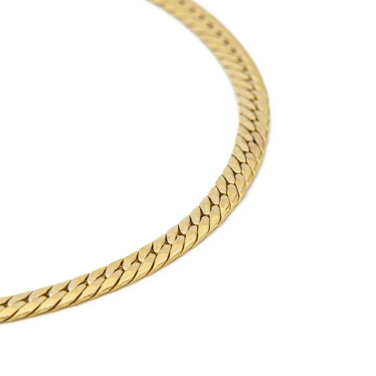 Collier Chaîne Maille Anglaise En Or Jaune 7 Collier Chaîne Maille Anglaise En Or Jaune – Image 7