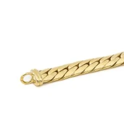 Collier Chaîne Maille Anglaise En Or Jaune 12 Collier Chaîne Maille Anglaise En Or Jaune -Castafiore Boutique collier chaine maille anglaise en or jaune 180245