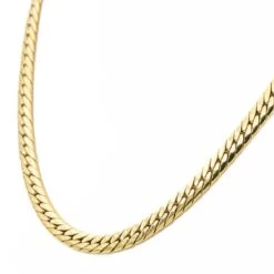 Collier Chaîne Maille Anglaise En Or Jaune 11 Collier Chaîne Maille Anglaise En Or Jaune -Castafiore Boutique collier chaine maille anglaise en or jaune 255532