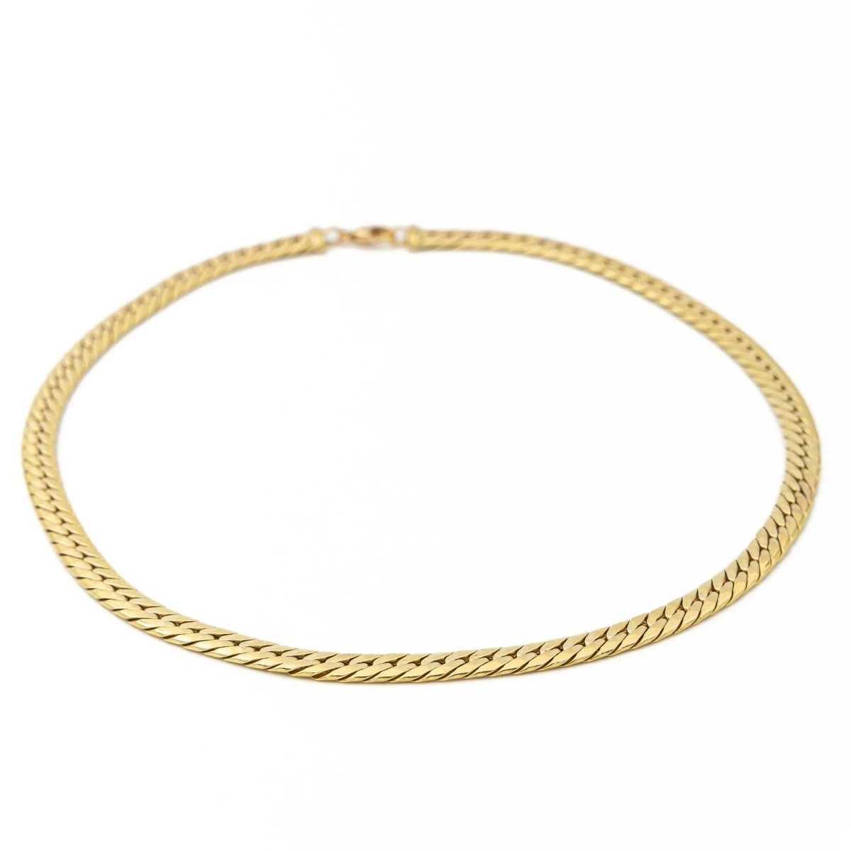 Collier Chaîne Maille Anglaise En Or Jaune 3 Collier Chaîne Maille Anglaise En Or Jaune – Image 3