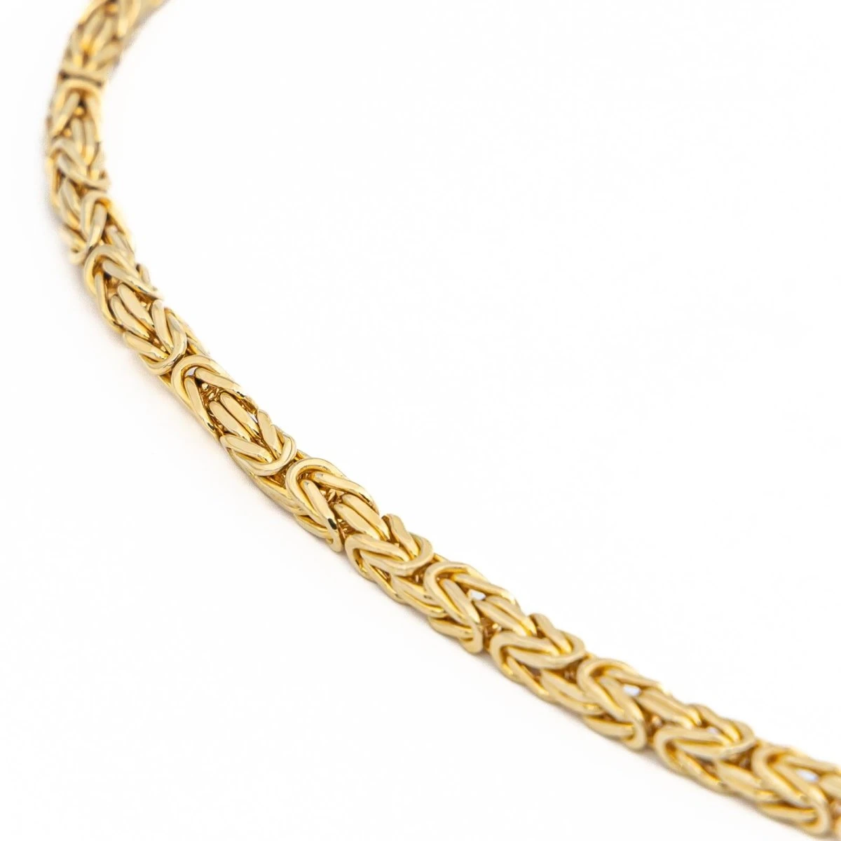 Collier Chaîne Maille Balinaise En Or Jaune 2 Collier Chaîne Maille Balinaise En Or Jaune – Image 2