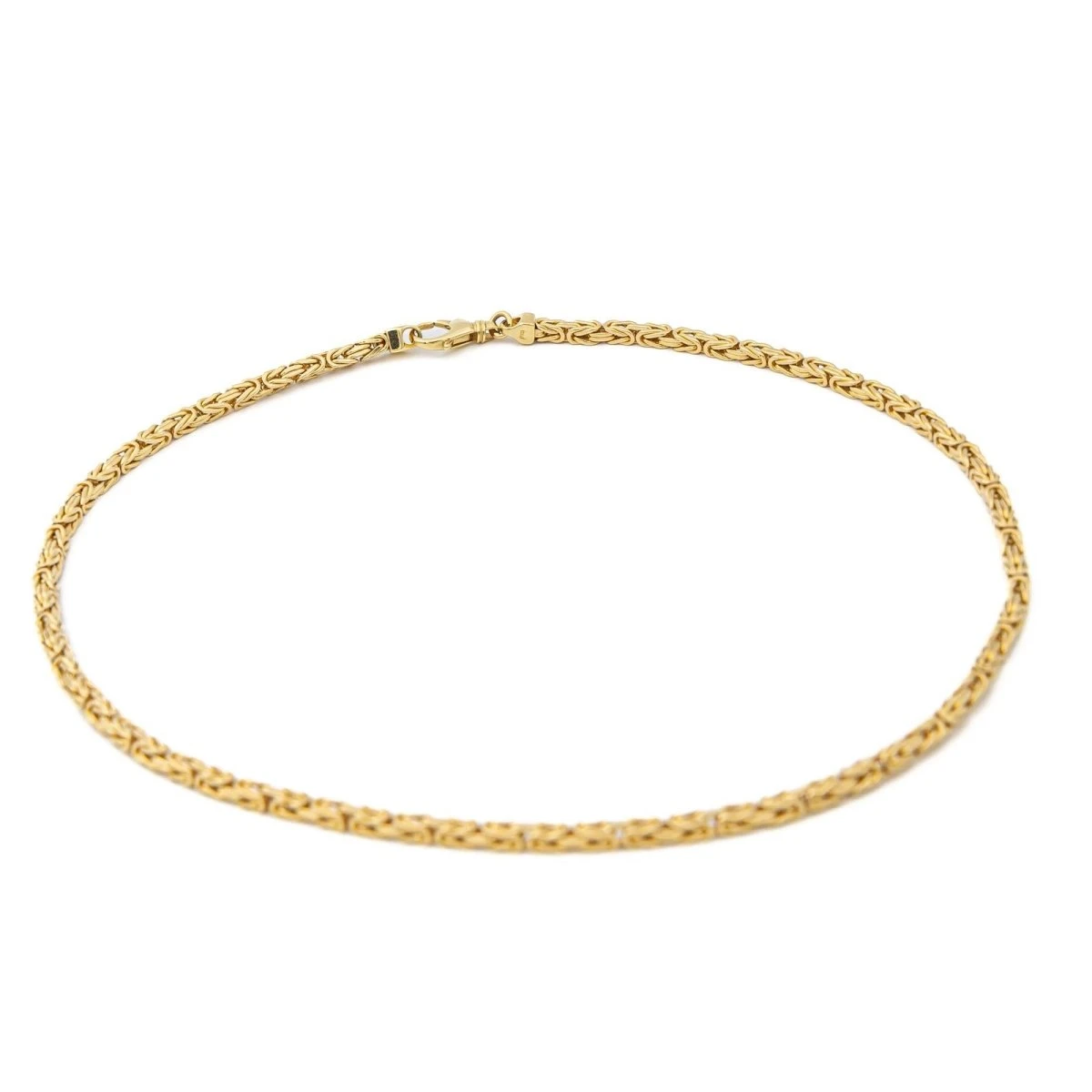 Collier Chaîne Maille Balinaise En Or Jaune 5 Collier Chaîne Maille Balinaise En Or Jaune – Image 5