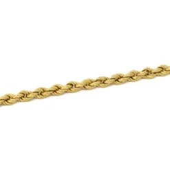 Collier Chaîne Maille Corde En Or Jaune -Castafiore Boutique collier chaine maille corde en or jaune 469318