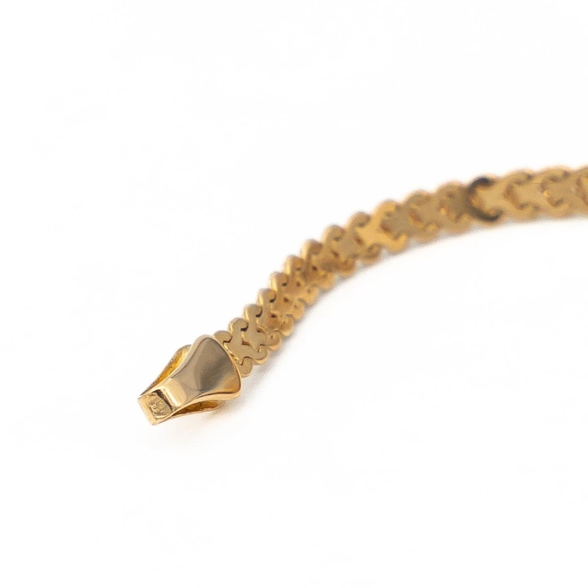 Collier Chaîne Maille Fantaisie En Or Jaune 6 Collier Chaîne Maille Fantaisie En Or Jaune – Image 6