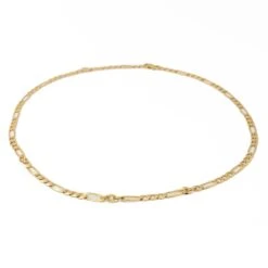 Collier Chaîne Maille Figaro En Or Jaune 8 Collier Chaîne Maille Figaro En Or Jaune -Castafiore Boutique collier chaine maille figaro en or jaune 292599