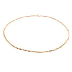 Collier Chaîne Maille Gourmette En Or Jaune -Castafiore Boutique collier chaine maille gourmette en or jaune 658272