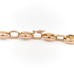 Collier Chaîne Maille Grain De Café En Or Jaune -Castafiore Boutique collier chaine maille grain de cafe en or jaune 166804