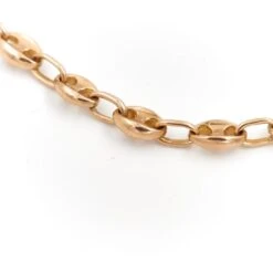 Collier Chaîne Maille Grain De Café En Or Jaune -Castafiore Boutique collier chaine maille grain de cafe en or jaune 650607