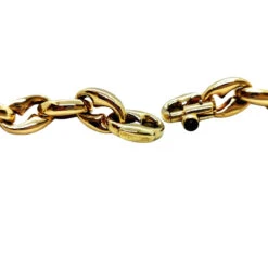 Collier Chaîne Maille Grain De Café En Or Jaune Et Saphir 15 Collier Chaîne Maille Grain De Café En Or Jaune Et Saphir -Castafiore Boutique collier chaine maille grain de cafe en or jaune et saphir 236117