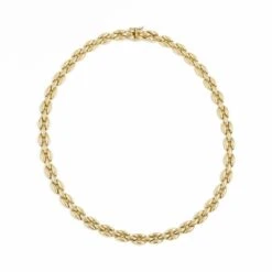 Collier Chaîne Maille Grain De Riz En Or Jaune 11 Collier Chaîne Maille Grain De Riz En Or Jaune -Castafiore Boutique collier chaine maille grain de riz en or jaune 324369