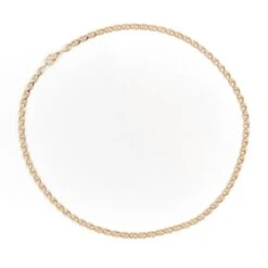 Collier Chaîne Maille Marine En Or Jaune