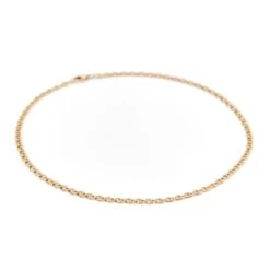 Collier Chaîne Maille Marine En Or Jaune 8 Collier Chaîne Maille Marine En Or Jaune -Castafiore Boutique collier chaine maille marine en or jaune 365691
