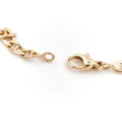 Collier Chaîne Maille Marine En Or Jaune 11 Collier Chaîne Maille Marine En Or Jaune -Castafiore Boutique collier chaine maille marine en or jaune 411627