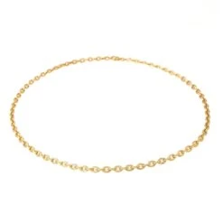 Collier Chaîne Maille Or Jaune -Castafiore Boutique collier chaine maille or jaune 292140