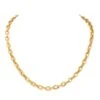 Collier Chaîne Maille Or Jaune 14 Collier Chaîne Maille Or Jaune -Castafiore Boutique collier chaine maille or jaune 991040