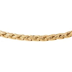 Collier Chaîne Maille Palmier En Or Jaune -Castafiore Boutique collier chaine maille palmier en or jaune 309516