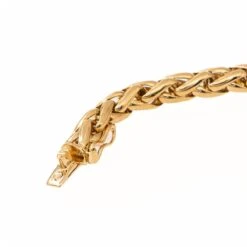 Collier Chaîne Maille Palmier En Or Jaune -Castafiore Boutique collier chaine maille palmier en or jaune 443720